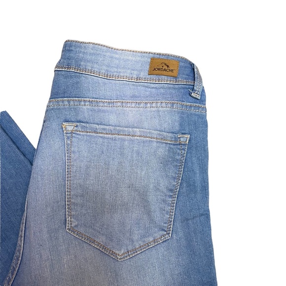 JORDACHE HIGH-WAISTED Med-Light Stretch Jeans Size12 - Picture 11 of 13